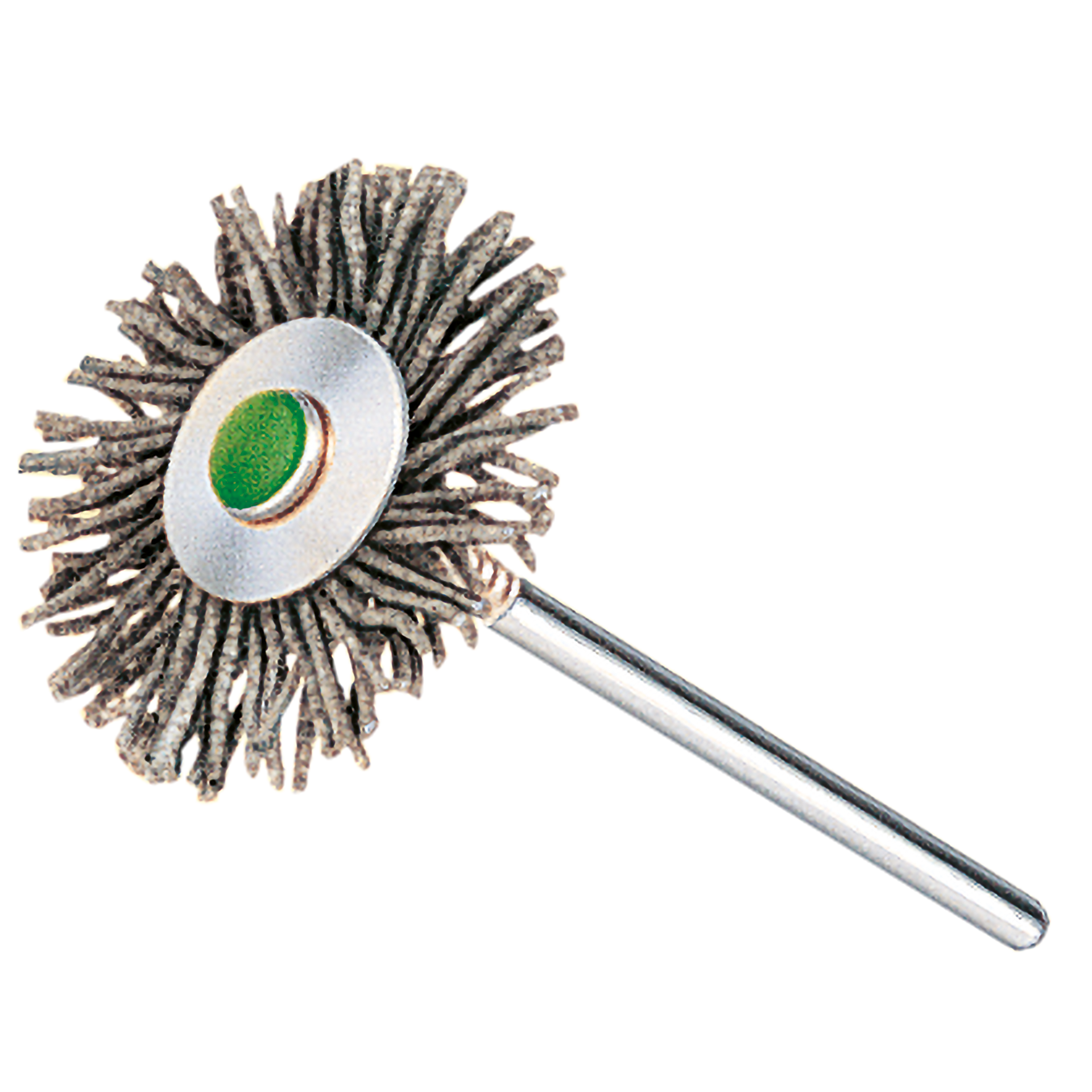 Abraso-Fix Round brushes coarse, green Ø 22 mm 8 Pieces