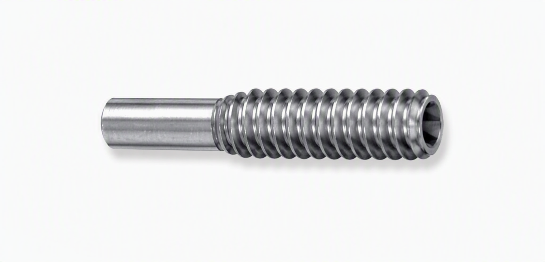 Threaded rods titanium 1.4 mm Ø 2 Pieces